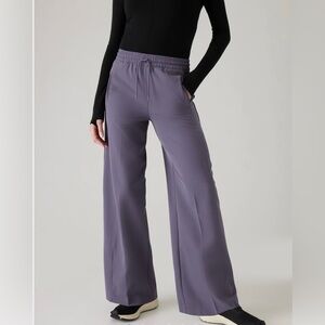 Athleta Lavender Wide-Leg Pants